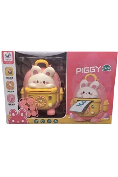 Toybox Electronic Money Bank for Kids, Smart Piggy Bank with Automatic Bill Grab, Password Lock