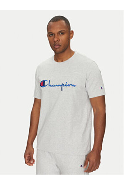Champion Ανδρικό T-Shirt 221621 Γκρι
