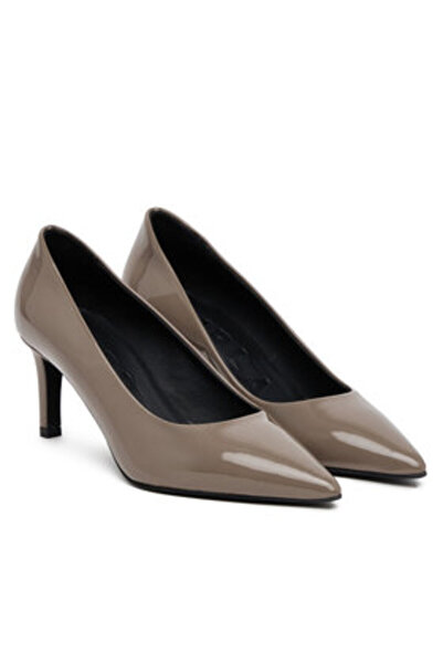 FURLA Γυναικεία ψηλοτάκουνα παπούτσια μπεζ FURLA-YJ69FSN X70000 AL 1257S ΓΚΡΙ