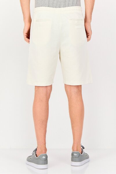 BLANK ESSENTIALS Men Brand Logo Basic Shorts, Off White
