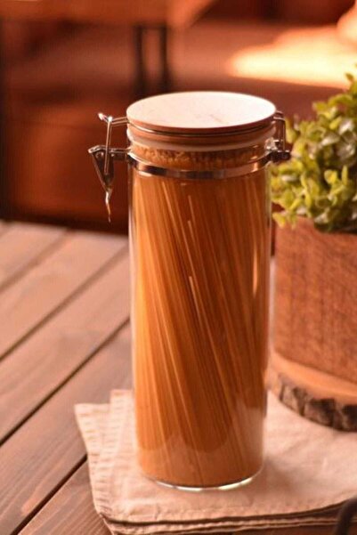 Empressco Büyük Boy Kilitli Cam Saklama Kabı, 26 cm, Beyaz, Şık ve Hafif Tasarım