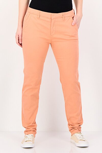 Reiko Women Regular Fit Solid Straight Leg Pants, Old Rose