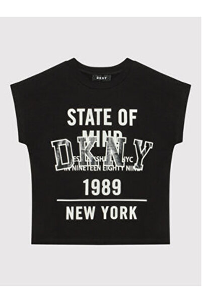 Dkny Κορίτσι T-Shirt D35S01 Μαύρο