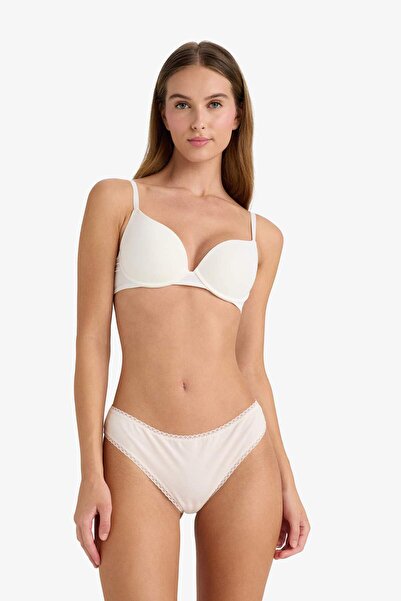 DeFacto Lace Detailed 3-Piece Brazilian Panties Fall in Love F2190Ax25Au