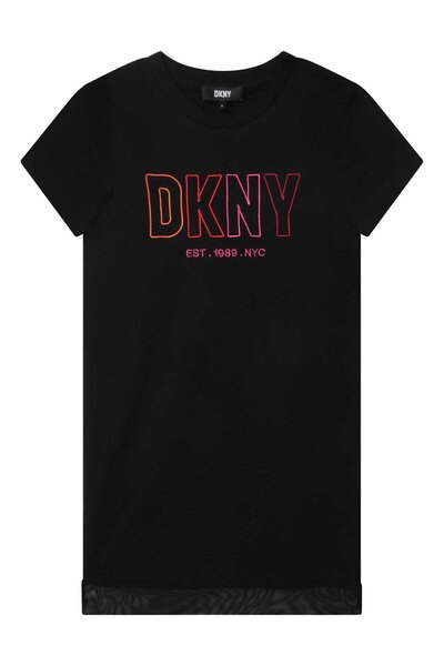 Dkny Φόρεμα για κορίτσια D32873 Μαύρο