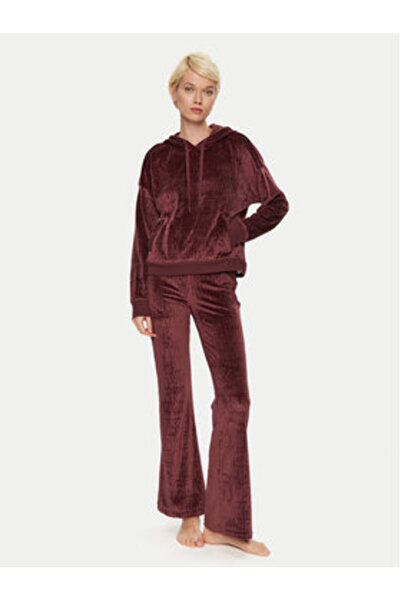 Dkny Γυναικείες Πιτζάμες YI80034 Μπορντό