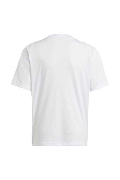 adidas Παιδικό Unisex T-Shirt Λευκό ADIDAS-JI5460 001A ΛΕΥΚΟ/ALMBLU