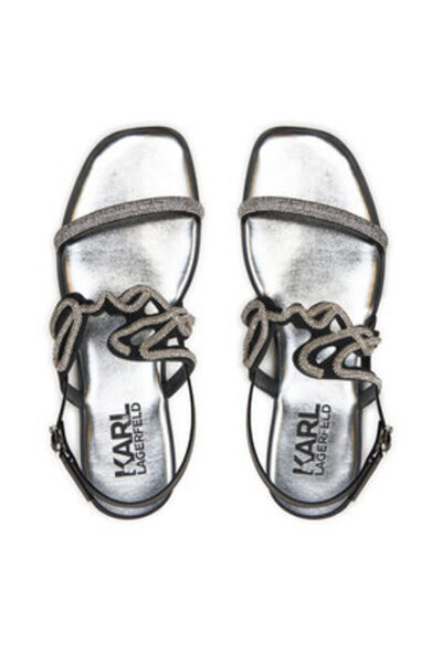 Karl Lagerfeld Γυναικεία Σανδάλια ασημένια KARL LAGERFELD-KL87425 GSL HEAVY G...