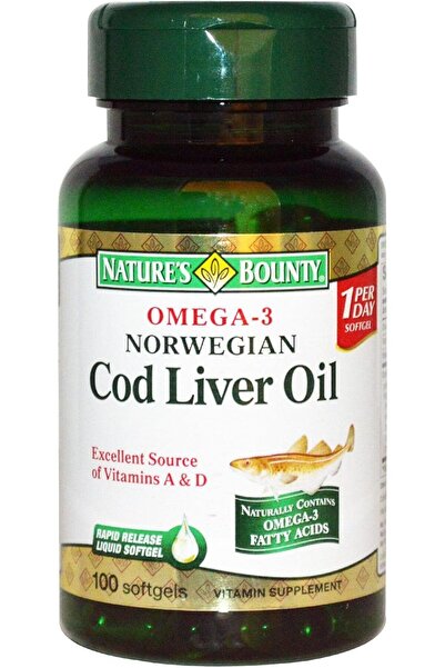 Nature's Bounty Omega-3 Cod Liver Oil