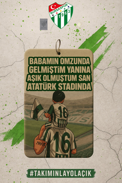 Tobacium Bursaspor Lisanslı Araç Kokusu