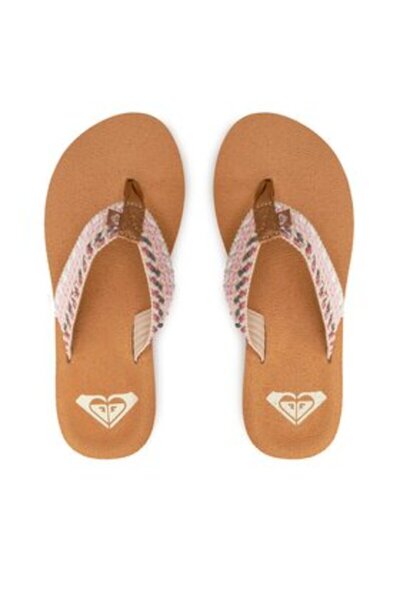 Roxy Γυναικείες σαγιονάρες καφέ ROXY-ARJL101113-NCP