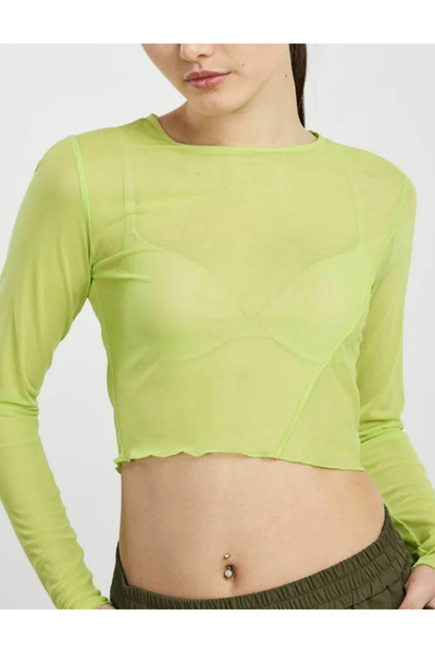 PIECES Pieces blouse, green