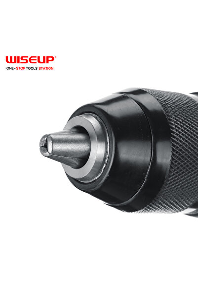 WISEUP 18V/10MM Cordless Drill with Plastic Bag, Charger and 2 Batteries