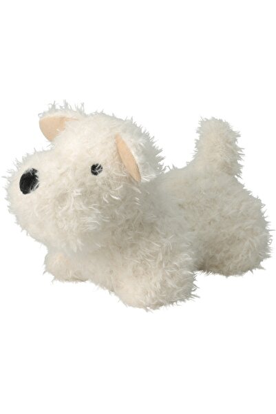 Gift Design Dop de ușă, model cățeluș, culoare albă, 27 cm