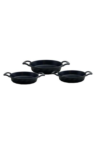 Amboss Vento 3 Piece Cast Iron Pan Set 18-20-22 cm
