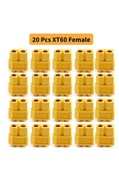 Choice5 موصلات XT60 عالية الجودة، 20 قطعة أنثى، من 1 إلى 100 زوج، موصلات رصاص...
