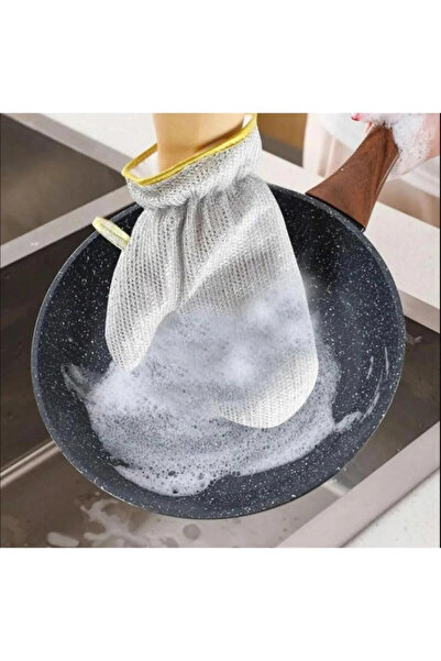 Raakmadezanmir 1Pc Bathroom Kitchen Multi-Purpose Wire Dishwashing Gloves Waterproof Gloves (1Pc)