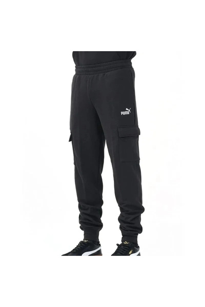 Puma Men's Sweatpants with Cargo Pockets Black 68266101