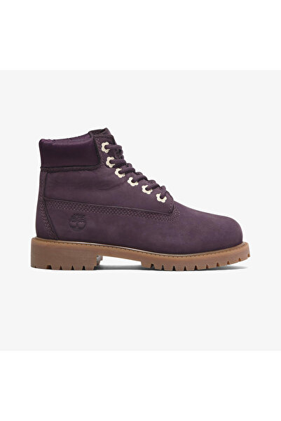 Timberland Premium 6 Inch Lace Up Çocuk Mor Bot