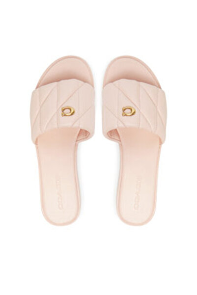 Coach Γυναικείες σαγιονάρες ροζ COACH-CR047 BLH BLUSH.