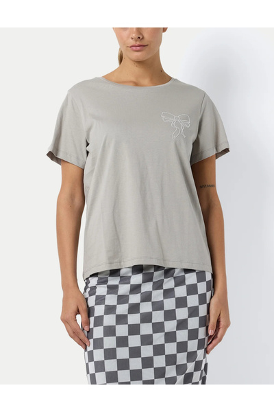 Noisy May T-shirt, gray
