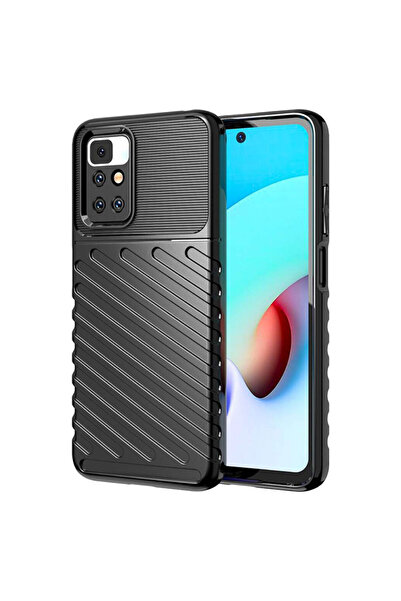 Optim Solution Husa de protectie pentru Xiaomi Redmi 10, Xtreme Carbon Design...