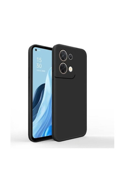 Optim Solution Husa din silicon pentru Oppo Reno 8 5G, Negru