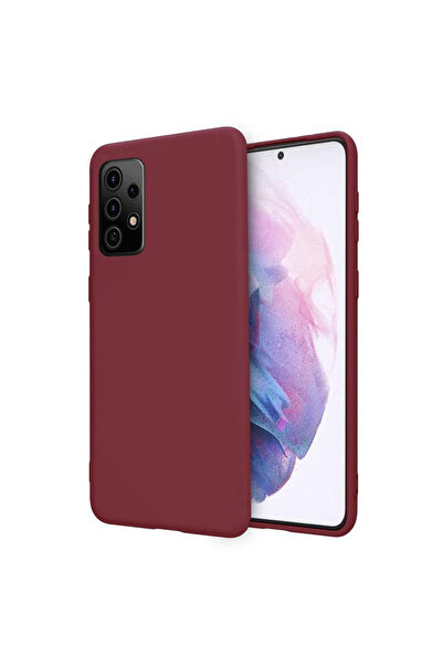 Optim Solution Θήκη ματ σιλικόνης για Samsung Galaxy A32 5G, Κεράσι