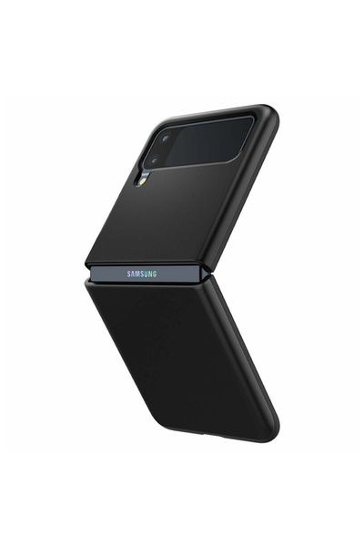 Optim Solution Husa pentru Samsung Galaxy Flip 3 / Flip3, Top Protection, Negru