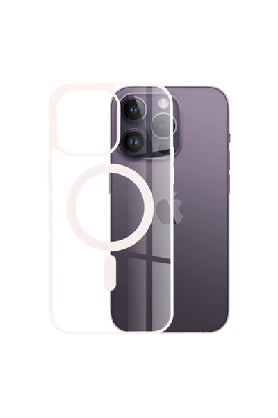 Optim Solution Husa de protectie MagSafe Colorat pentru iPhone 14 Pro Max, Si...