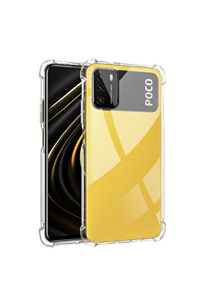 AZIAO Husa Anti-Soc pentru Xiaomi Poco M3, Transparent