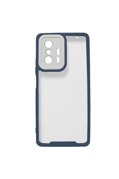 Optim Solution Husa cu bumper TPU pentru Xiaomi Mi 11t/11t Pro, Protectie Cam...