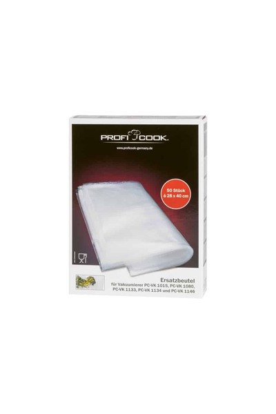 ProfiCook Set de 50 de pungi vidate cu relief 28x40 cm, - 2840P