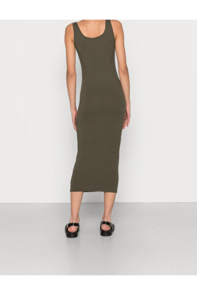 PIECES maxi dress, khaki