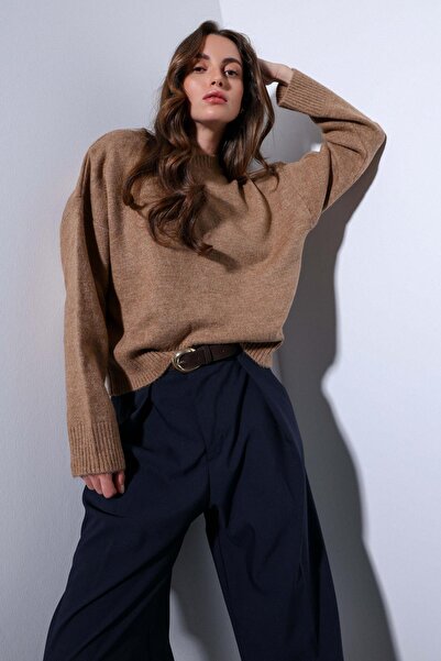 Antioch Camel Wool Blend Women's Sweater