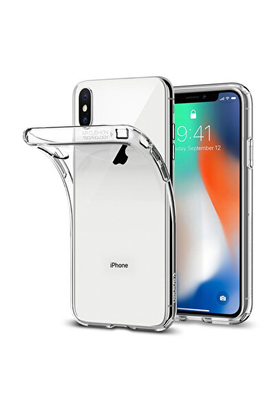 Optim Solution Θήκη σιλικόνης για iPhone X/XS, Ανθεκτική, Διαφανής