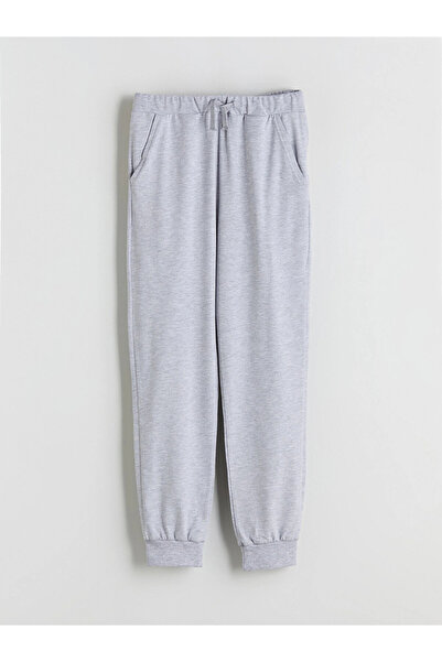 LC Waikiki Pantaloni de sport pentru băieți Lcw Kids, gri, cu talie elastică