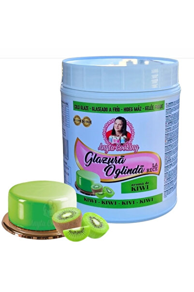 Anyta Cooking Glazura Oglinda la rece - VERDE cu gust de KIWI - 1 kg -