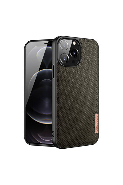 Optim Solution Husa Premium pentru Apple iPhone 12 / 12 Pro, Woven Textile Mo...