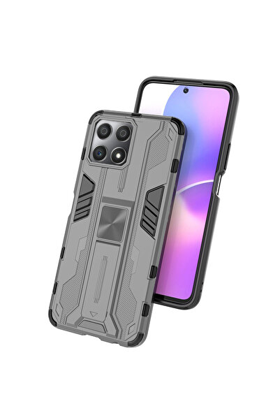 Optim Solution Husa pentru Honor X8, Futuristic Armor, Anti-Soc, Stand, Magne...