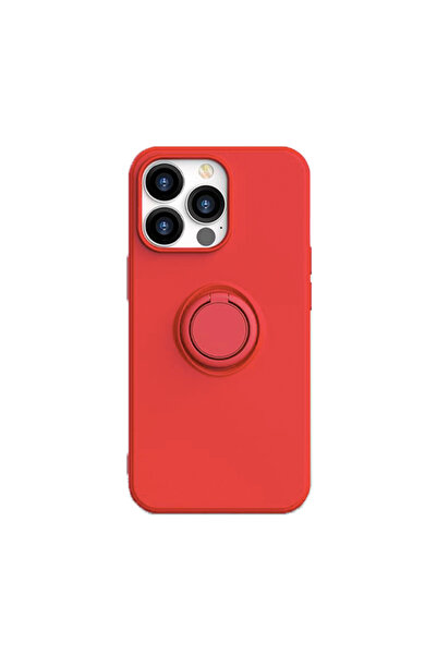 Optim Solution Husa din silicon pentru Apple Iphone 14 Pro, Microfibra, Ring ...