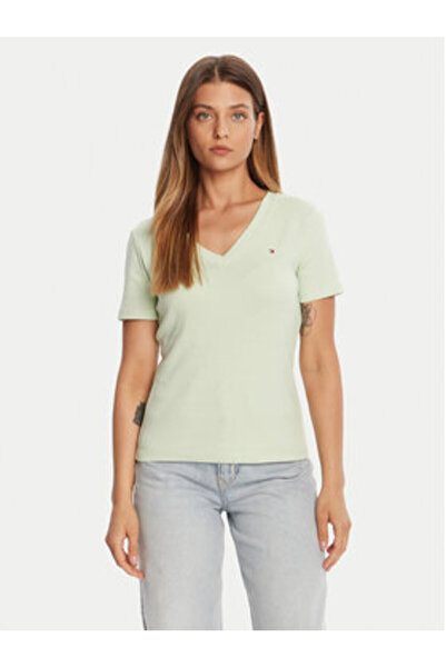 Tommy Hilfiger Γυναικείο T-Shirt WW0WW40584 Πολύχρωμο