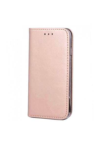 Optim Solution Husa Flip din Piele PU pentru LG K22, Inchidere Magnetica, Tip Carte, Rose
