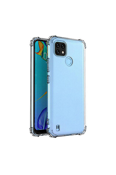 Optim Solution Husa Anti-Soc pentru Realme C21, Clear, Transparent