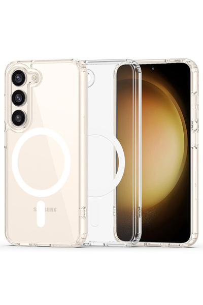 Optim Solution Husa MagSafe Colorat pentru Samsung Galaxy S23 Plus, Silicon T...