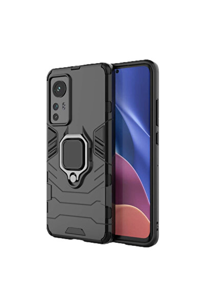 Optim Solution Husa de protectie pentru Xiaomi 12 Pro, Army Shield, Armor Rin...
