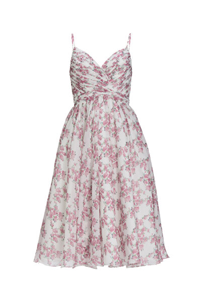 Hey Kyla Γυναικείο φόρεμα κοκτέιλ 5AI215HK Πολύχρωμο