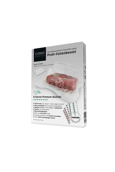 CASO Germany Set de 50 de pungi vidate cu relief 16x23 cm, - 1201