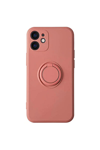 Optim Solution Husa de silicon pentru Apple iPhone 11, Magnetic Ring Holder, ...