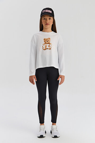 Tyess Girl Black Tights